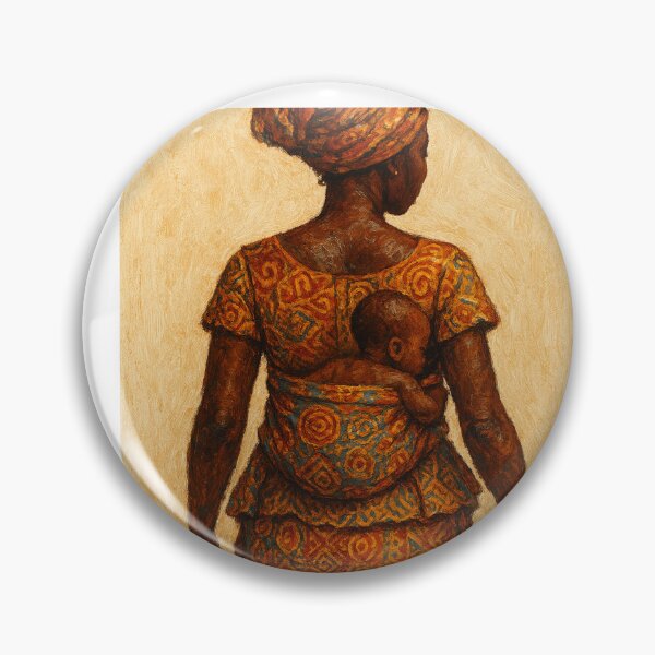 Item preview, Traditional African Mother and Child Painting | African Culture  designed and sold by Larrysamdesign.