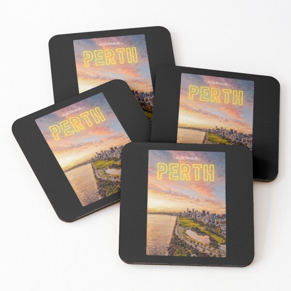 Item preview, Perth Swan River Sunset Skyline - Australia Souvenir designed and sold by twentytwo ART souvenir designs.