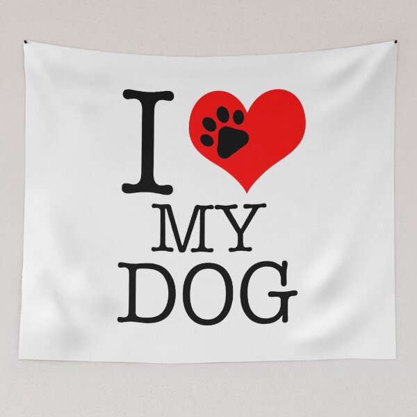 Item preview, I love my dog designed and sold by VividMorphk.