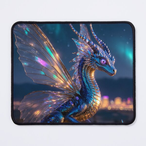 Item preview, Opalwing | Crystal Butterfly Dragon Fantasy Art designed and sold by Stubblejumper Artworks.