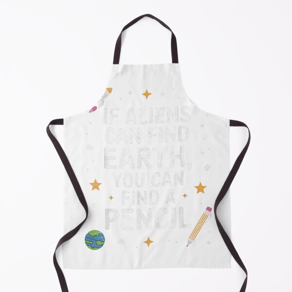 Item preview, If Aliens Can Find Earth You Can Find a Pencil Teacher Funny T-Shirt designed and sold by Voila-creative.