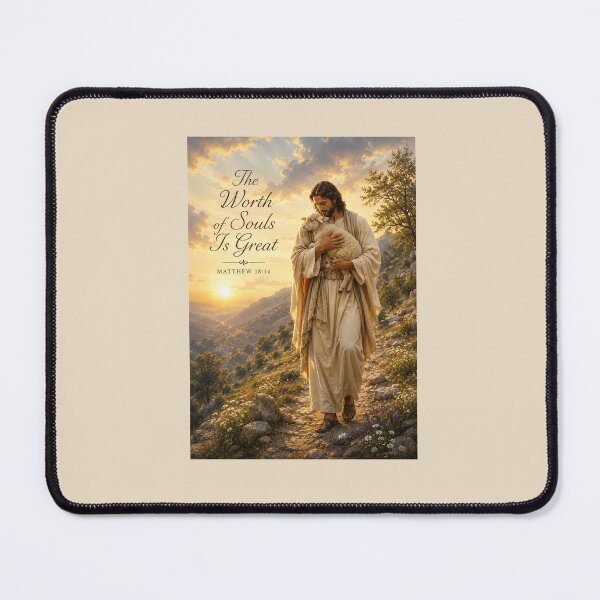 Item preview, The Worth of Souls Is Great – Inspirational Christian Art | Missionary Gift | Faith-Based Greeting Card designed and sold by Novel Works Studio.