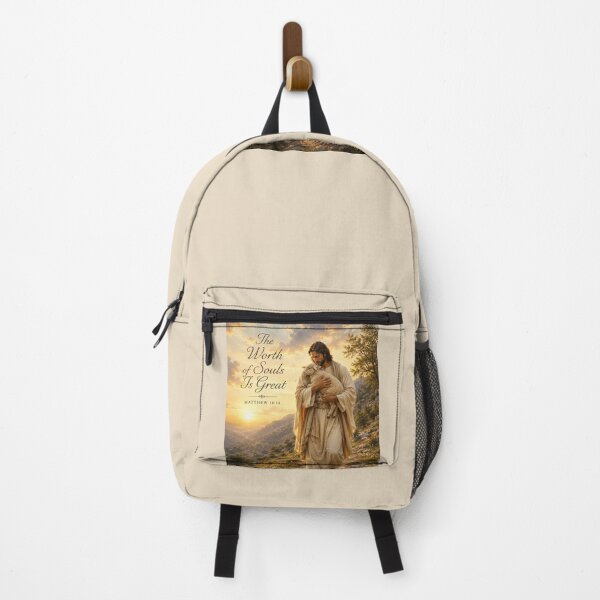 Item preview, The Worth of Souls Is Great – Inspirational Christian Art | Missionary Gift | Faith-Based Greeting Card designed and sold by Novel Works Studio.