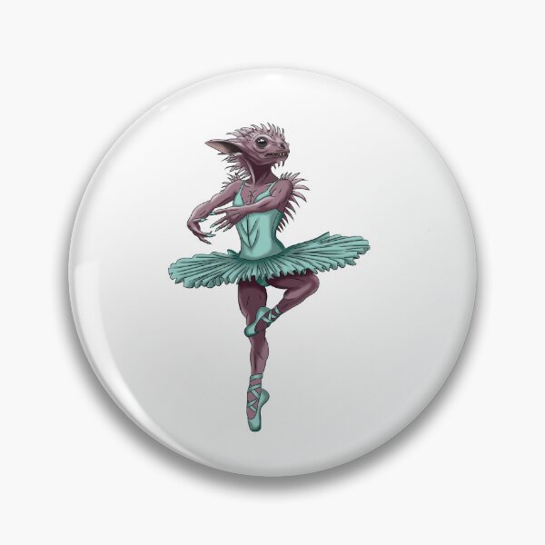 Item preview, chupacabra ballet - ballerina cryptid designed and sold by thecamillest.