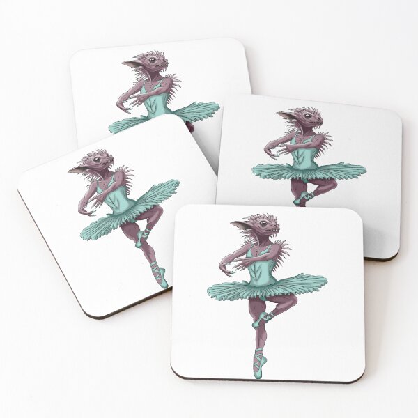 Item preview, chupacabra ballet - ballerina cryptid designed and sold by thecamillest.
