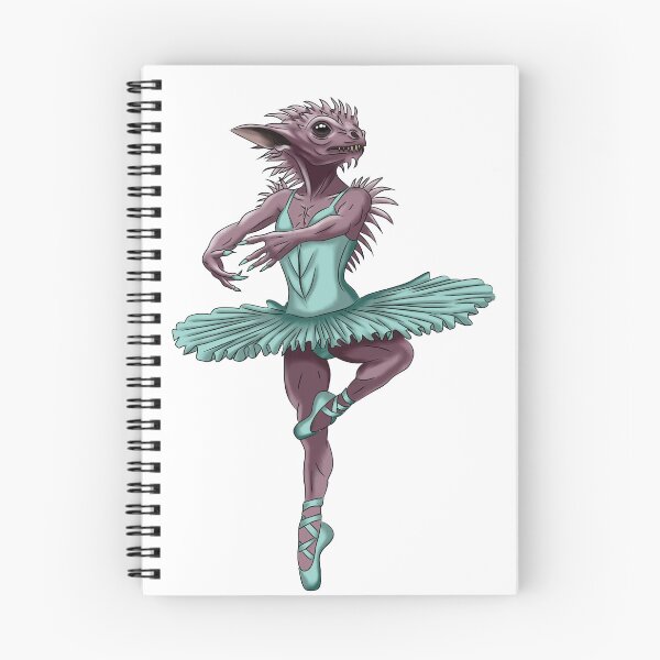 Item preview, chupacabra ballet - ballerina cryptid designed and sold by thecamillest.