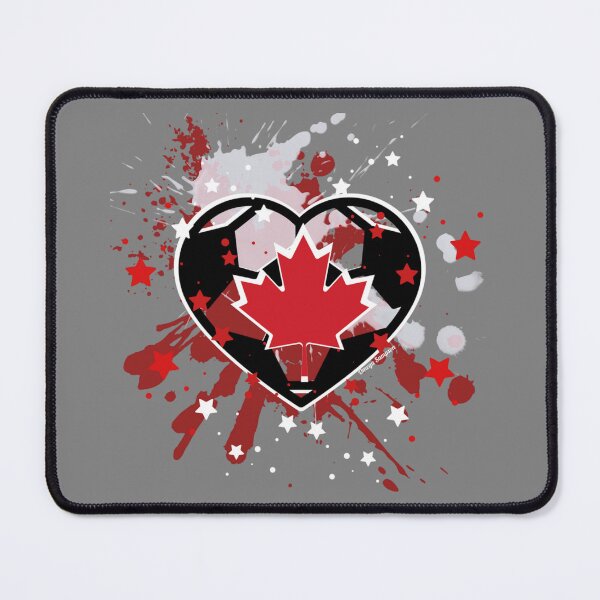 Item preview, Maple leaf soccer Heart designed and sold by artbyomega.