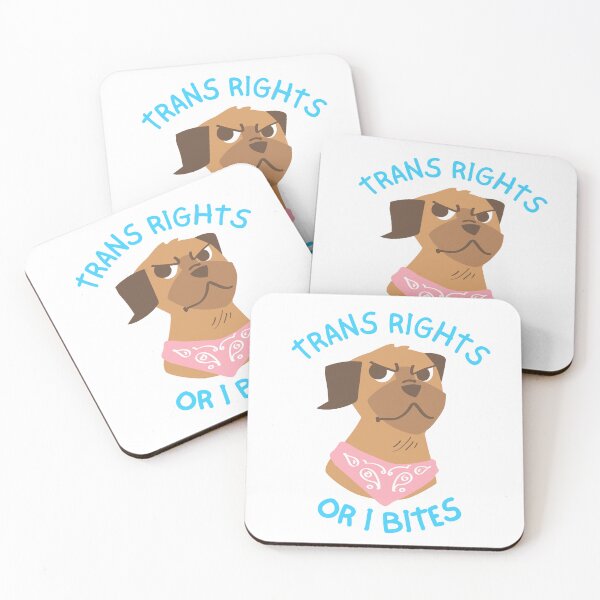 Item preview, TRANS RIGHTS OR I BITES designed and sold by CarefulCreation.