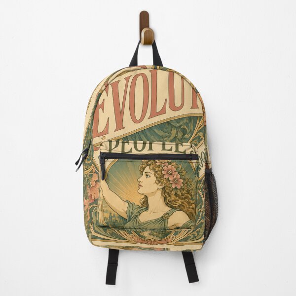 Item preview, People's Revolution Vintage-style Art Nouveau Poster designed and sold by thelivingrp.
