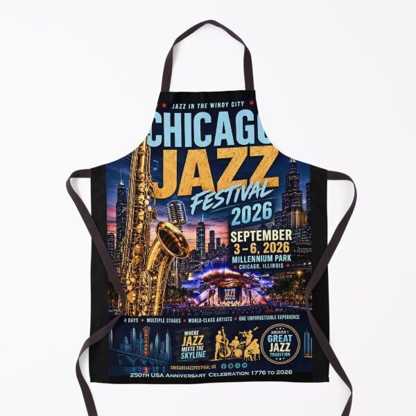 Item preview, CHICAGO JAZZ FESTIVAL 2026 - Celebrating USA 250th Anniversary designed and sold by DBM Photo Art 1.