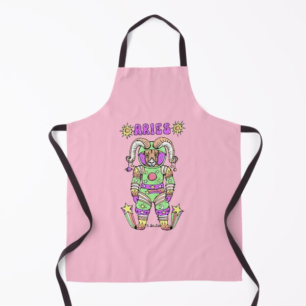 Item preview, Aries Ram Astrology Astronaut Retro Outer Space Inspired Art designed and sold by Intergalactic Unicorn: Art by Anna Schmidt.