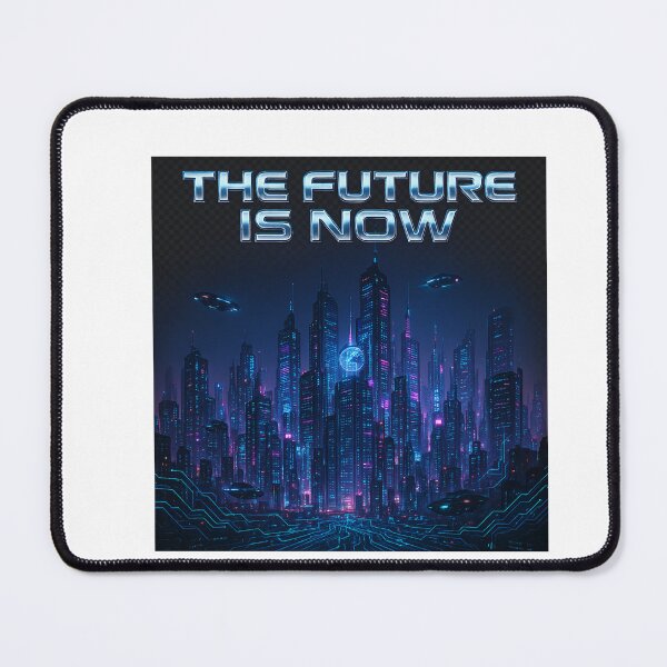 Item preview, The Future is Now | Futuristic Cyberpunk City Art designed and sold by Larrysamdesign.