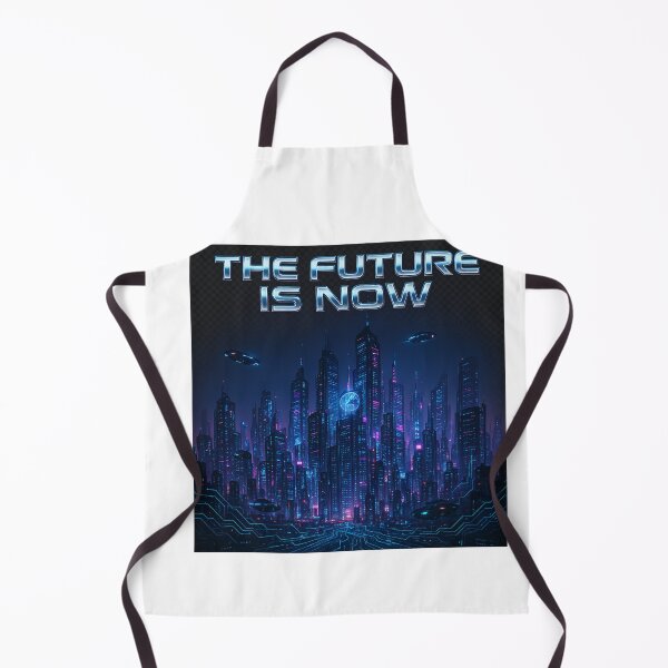 Item preview, The Future is Now | Futuristic Cyberpunk City Art designed and sold by Larrysamdesign.