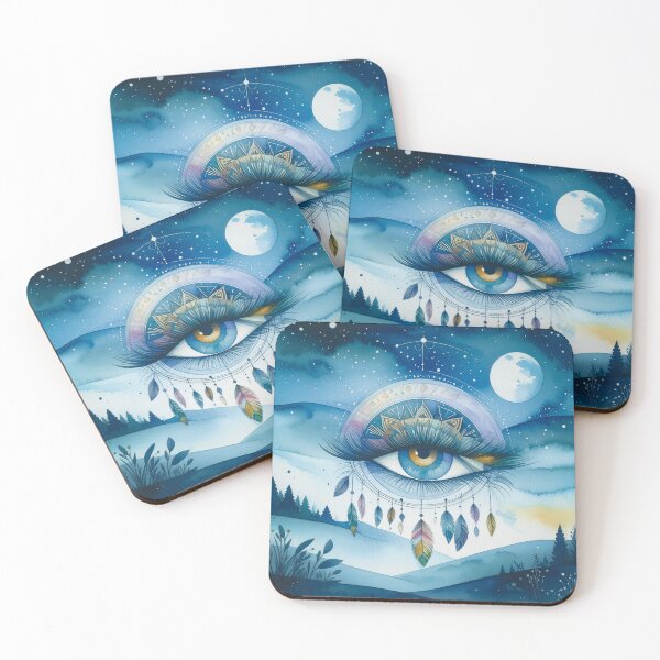 Item preview, Spiritual Awakening (blue-teal) designed and sold by WeaveSphere.