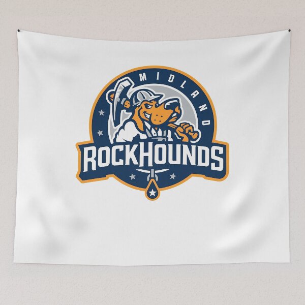 Item preview, Midland RockHoundss Mascot Baseball  designed and sold by ZA3ZA3FIRE.