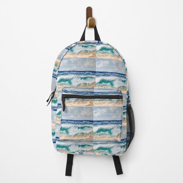 Item preview, Landscape Of Blue Ocean Waves And Foam designed and sold by Whispering Grace Studio.