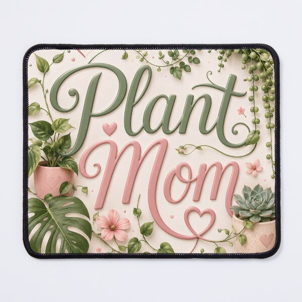 Item preview, Plant Mom | Botanical Houseplant Lover Design designed and sold by Stubblejumper Artworks.