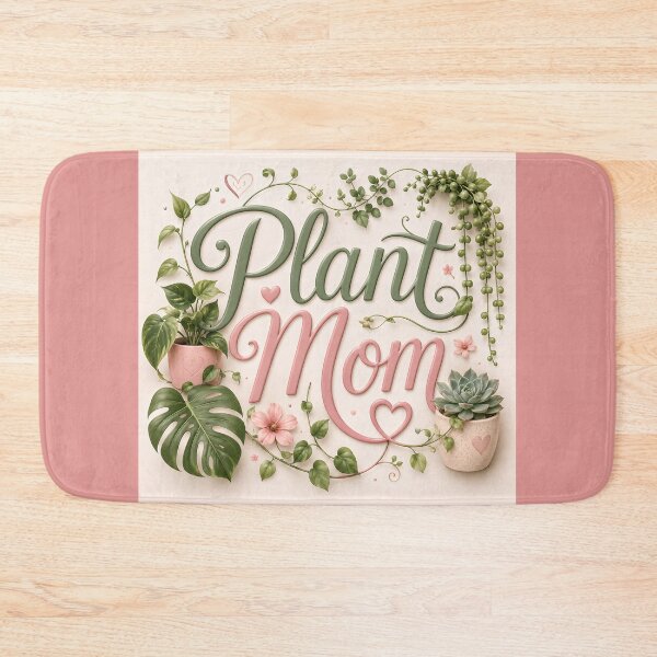 Item preview, Plant Mom | Botanical Houseplant Lover Design designed and sold by Stubblejumper Artworks.