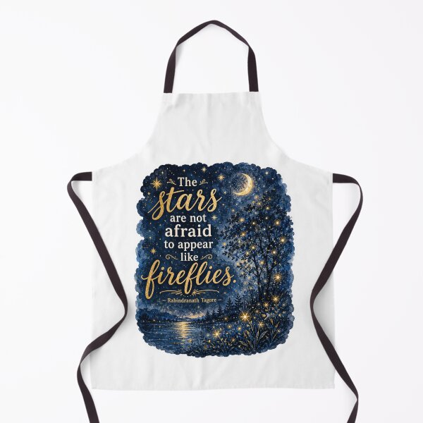 Item preview, Stars and Fireflies Night Sky Quote designed and sold by Candlelit Catastrophes.
