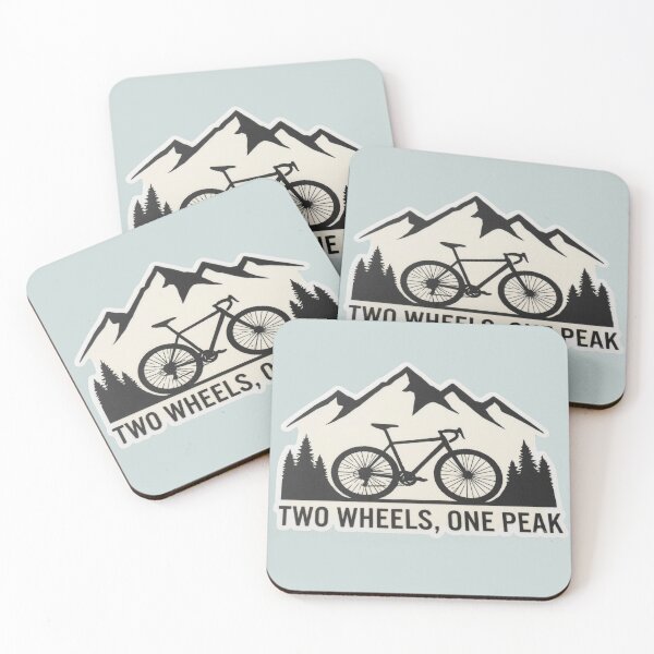 Item preview, Two Wheels One Peak Cycling Adventure Design designed and sold by Articulated Vibes.