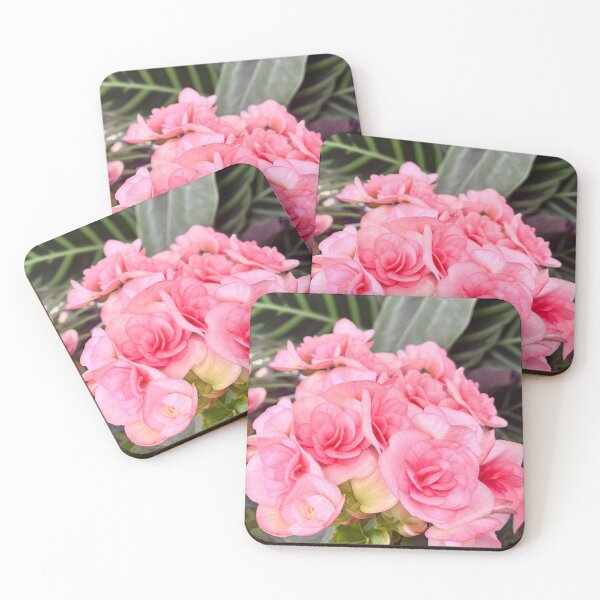 Item preview, Soft Pink Begonia Flowers In Bloom designed and sold by Be Captured by Brittany Emma.