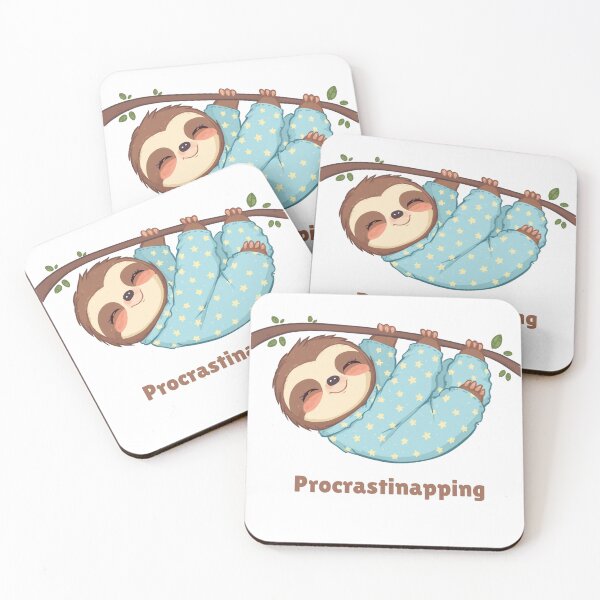 Artikelvorschau, Faulheit beim Aufschieben entworfen und verkauft von Cute Designs For Every Mood.
