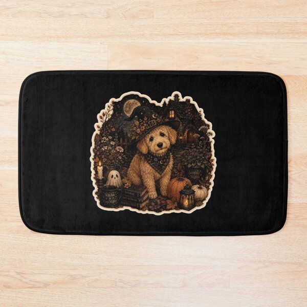 Item preview, Enchanted Goldendoodle of the October Cottage designed and sold by jteart.