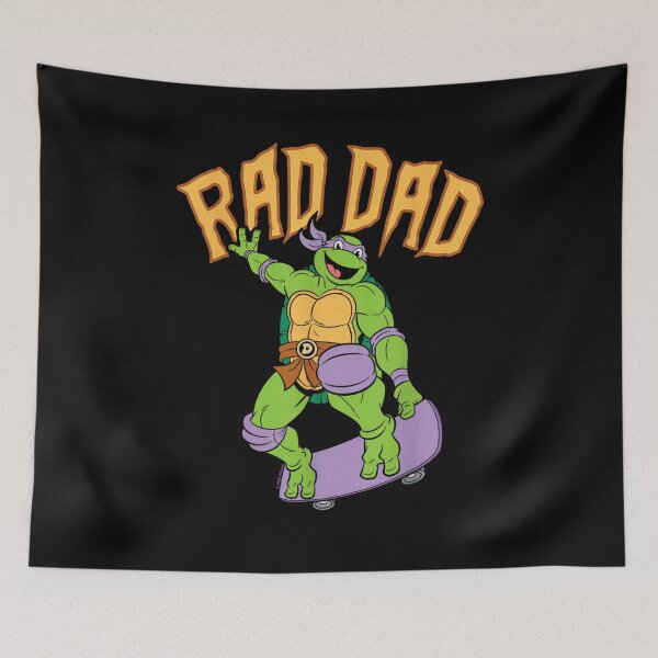 Item preview, Teenage Mutant Ninja Turtles Rad Dad Fathers Day Skateboard Graphic Design designed and sold by playrify.