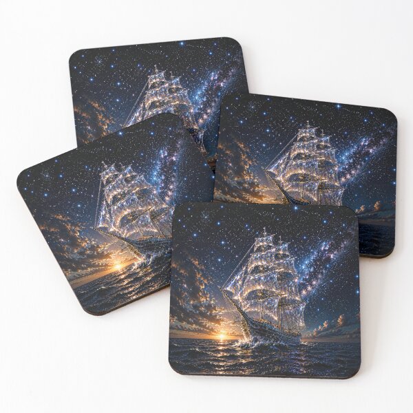 Item preview, Celestial Crystal Ship designed and sold by MagicPixelFrame.