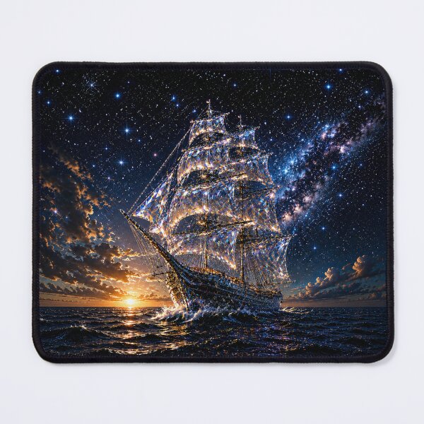 Item preview, Celestial Crystal Ship designed and sold by MagicPixelFrame.