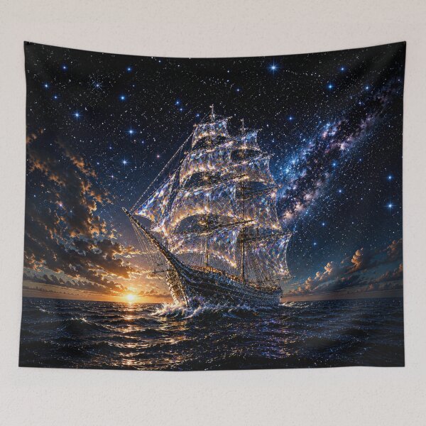 Item preview, Celestial Crystal Ship designed and sold by MagicPixelFrame.