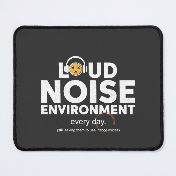Item preview, Loud Noise Environment Funny Daycare Teacher Design White Version designed and sold by The Sticky Clipboard.