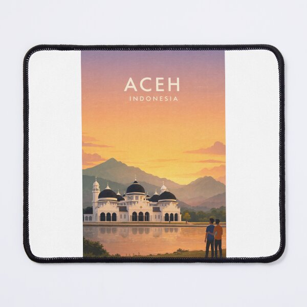 Item preview, Baiturrahman Grand Mosque and Aceh Highlands Indonesia designed and sold by Places On Earth.