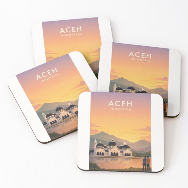 Item preview, Baiturrahman Grand Mosque and Aceh Highlands Indonesia designed and sold by Places On Earth.