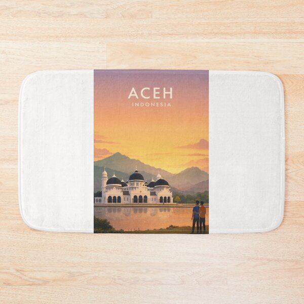 Item preview, Baiturrahman Grand Mosque and Aceh Highlands Indonesia designed and sold by Places On Earth.