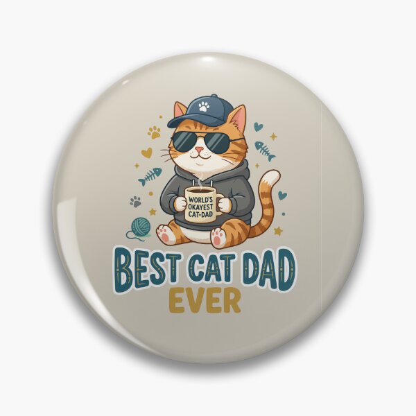 Item preview, Best Cat Dad Ever designed and sold by AliveStyle.