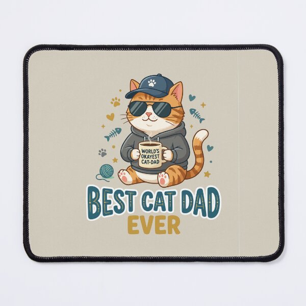 Item preview, Best Cat Dad Ever designed and sold by AliveStyle.