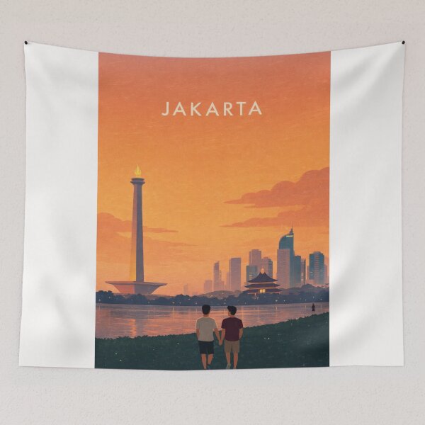 Item preview, Jakarta Monas Landmark and Central Jakarta Waterfront designed and sold by Places On Earth.