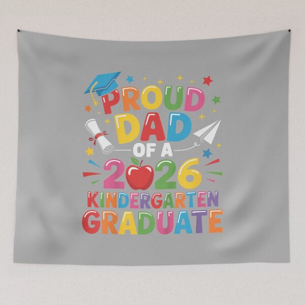 Item preview, Graduation Proud Dad of 2026 Kindergarten Graduate designed and sold by ArleneRowe.