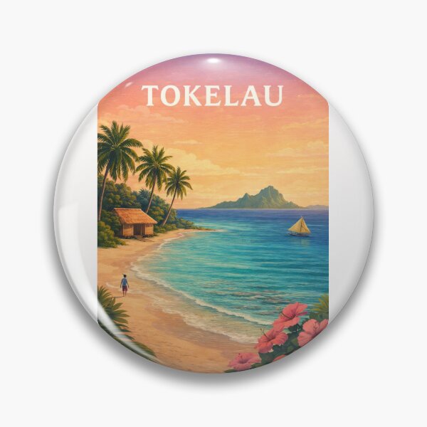 Item preview, Tokelau Tropical Lagoon and South Pacific Atoll Paradise designed and sold by Places On Earth.