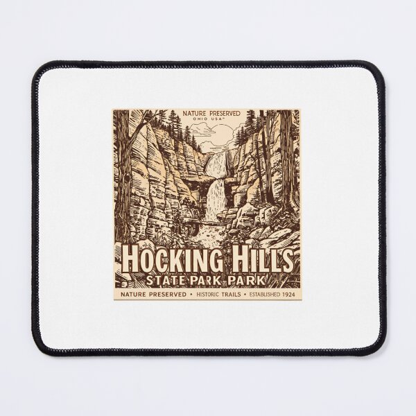 Item preview, Hocking Hills State Park Park Ohio USA Nature Preserved Historic Trails designed and sold by Simsimah26Parks.