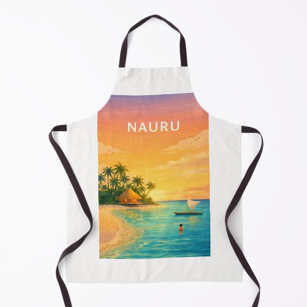 Item preview, Nauru Tropical Coastline and Pacific Island Sunset designed and sold by Places On Earth.