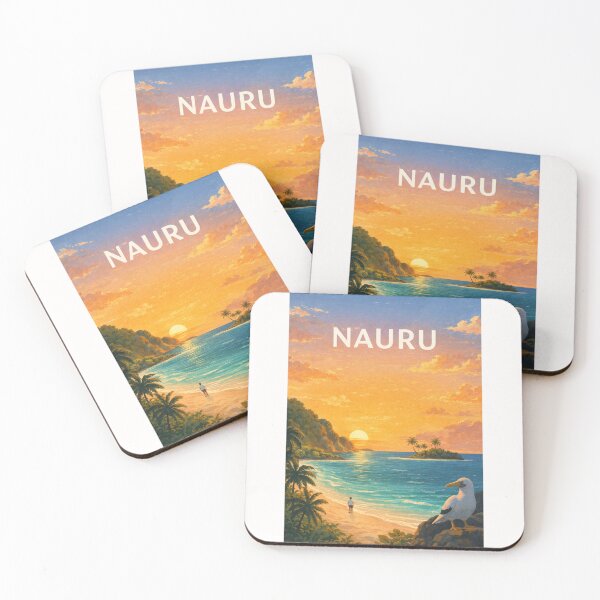 Item preview, Nauru Coastal Sunset and Anibare Bay Seascape designed and sold by Places On Earth.