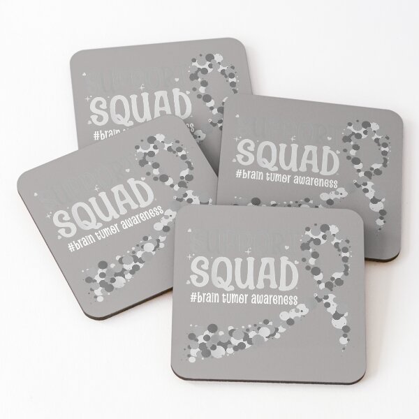 Item preview, Gray Ribbon Brain Tumor Support Squad Brain Tumor Awareness designed and sold by KathieFaugh.