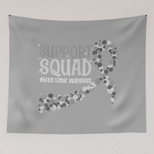 Item preview, Gray Ribbon Brain Tumor Support Squad Brain Tumor Awareness designed and sold by KathieFaugh.