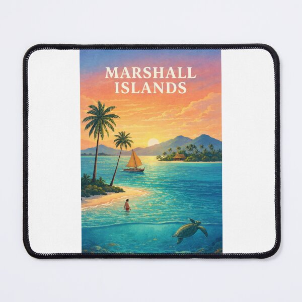 Item preview, Marshall Islands Lagoon and Majuro Atoll Sunset designed and sold by Places On Earth.