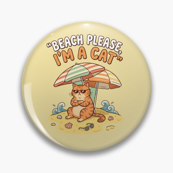 Item preview, Beach Please I'm a Cat designed and sold by AliveStyle.