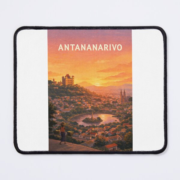 Item preview, Antananarivo Highlands and Analamanga Sunset Panorama designed and sold by Places On Earth.