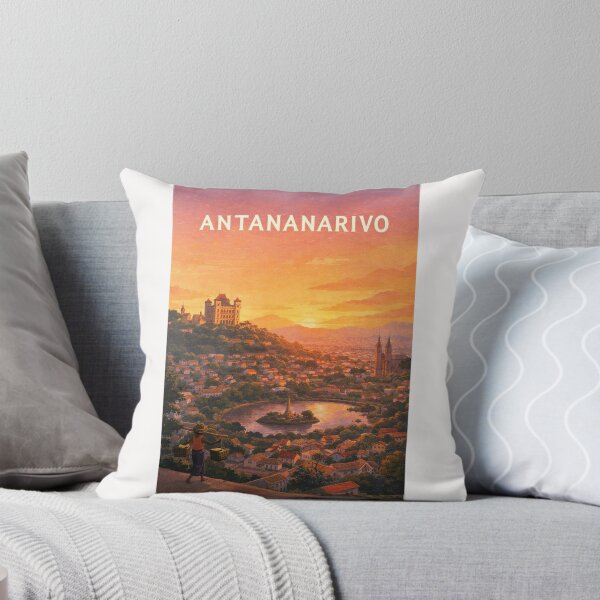 Item preview, Antananarivo Highlands and Analamanga Sunset Panorama designed and sold by Places On Earth.