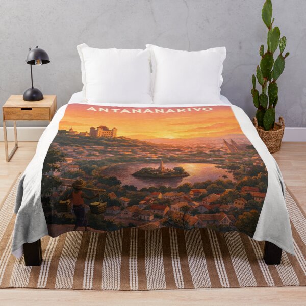 Item preview, Antananarivo Highlands and Analamanga Sunset Panorama designed and sold by Places On Earth.